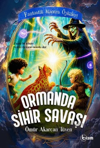 Ormanda Sihir Savaşı – Ömür Akarcan Tüven – Tılsım Yayınevi kitap kapağı