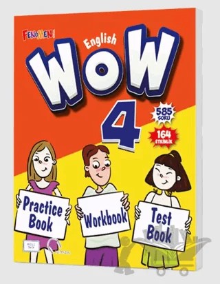 Wow 4 Practıce Book + Workbook + Test Book – Kolektif – Fenomen Yayınları kitap kapağı
