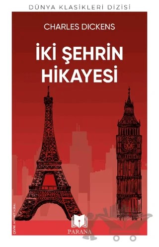 İki Şehrin Hikayesi – Charles Dickens – Parana Yayınları kitap kapağı