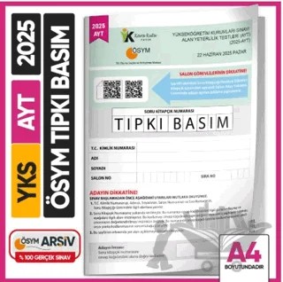 2025 YKS-AYT ÖSYM Tıpkı Basım Çıkmış Soru Kitapçığı (Video Çözümlü Türkiye Geneli) – Kollektif – Karakutu Yayın kitap kapağı