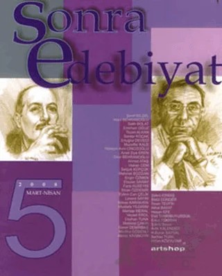 Sonra Edebiyat 5 – Kolektif – Artshop Yayıncılık kitap kapağı