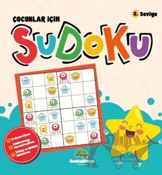 Çocuklar İçin Sudoku 3. Seviye – Kolektif – Bookalemun Yayınevi kitap kapağı