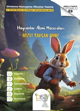 Hızlı Tavşan Hopi – Kolektif – Pisa Yayınevi kitap kapağı