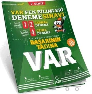7. Sınıf Fen Bilimleri VAR Deneme Sınavı – Kolektif – Arı Yayıncılık kitap kapağı