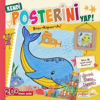 Kendi Posterini Yap! Boya Kopart As! Sevimli Deniz Dünyası – Kolektif – Parlayan Yıldız kitap kapağı