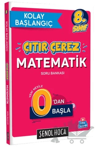 8. Sınıf Çıtır Çerez Matematik – Kolektif – Şenol Hoca Yayınları kitap kapağı
