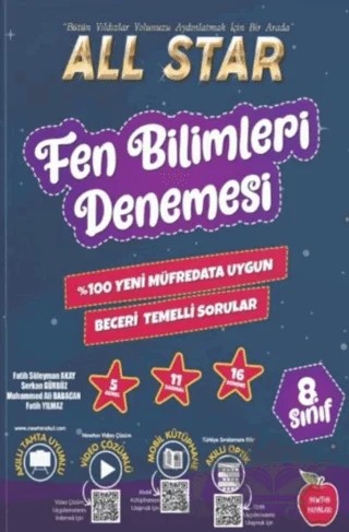 8. Sınıf LGS All Star Fen Bilimleri Deneme – Kolektif – Newton Yayınları kitap kapağı