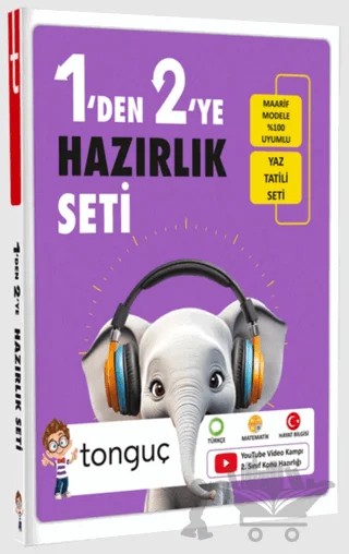 1'den 2'ye Hazırlık Seti – Kolektif – Tonguç Akademi kitap kapağı