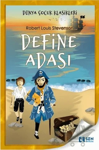 Define Adası – Robert Louıs Stevenson – Sen Yayınları kitap kapağı