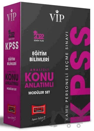 2022 VİP KPSS Eğitim Bilimleri Analizli Konu Anlatımlı Modüler Set – Kolektif – Yargı Yayınevi kitap kapağı