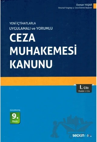Ceza Muhakemesi Kanunu – Osman Yaşar – Seçkin Yayıncılık kitap kapağı
