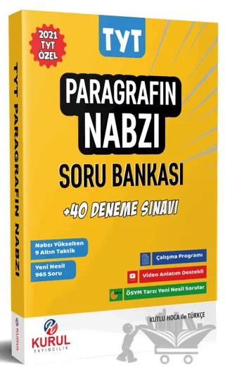 2021 TYT Paragrafın Nabzı Soru Bankası – Adem Kutlu – Kurul Yayıncılık kitap kapağı