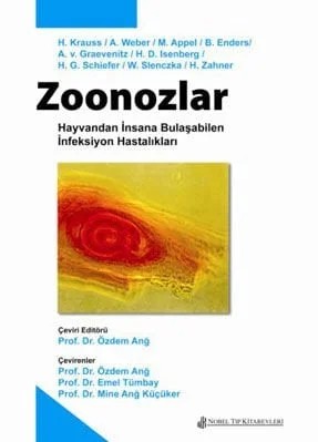 Zoonozlar: Hayvandan İnsana Bulaşabilen İnfeksiyon Hastalıkları – Krauss, &nbsp, Weber, Appel, Enders, Graevenitz, Isenberg, Schiefer, Slenczka, Zahner – Nobel Tıp Kitabevleri kitap kapağı