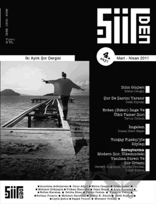 Şiirden İki Aylık Şiir Dergisi Sayı: 4 Mart - Nisan 2011 – Şiirden Yayıncılık kitap kapağı