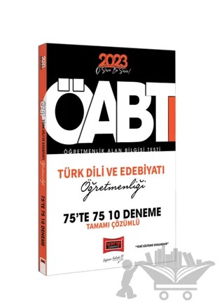 Yargı Yayınları 2023 KPSS ÖABT Türk Dili ve Edebiyatı Öğretmenliği Tamamı Çözümlü 10 Deneme – Kolektif – Yargı Yayınevi kitap kapağı