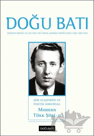 Doğu Batı Düşünce Dergisi Yıl: 26 Sayı: 105 - Modern Türk Şiiri 2 – Doğu Batı Dergileri kitap kapağı