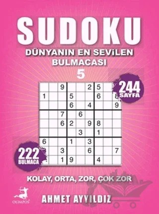 Sudoku 5 – Ahmet Ayyıldız – Olimpos Yayınları kitap kapağı