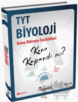 TYT Biyoloji Konu Bitirme Fasikülleri – Yağmur Yük – Alternatif Yayınları kitap kapağı