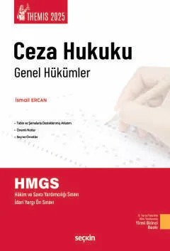 THEMIS – Ceza Hukuku Genel Hükümler Konu Kitabı – İsmail Ercan – Seçkin Yayıncılık kitap kapağı