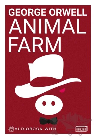 Hayvan Çiftliği (İngilizce+Sesli Kitap) Animal Farm – George Orwell – Muhenna Yayınevi kitap kapağı