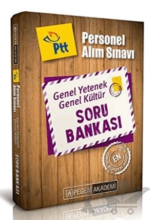 PTT Personel Alımı Sınavı Genel Yetenek Genel Kültür Soru Bankası – Kolektif – Pegem Akademi Yayıncılık kitap kapağı