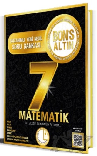 Levent İçöz 7. Sınıf Matematik Bons Altın Soru Bankası – Kolektif – Bons Yayınları kitap kapağı