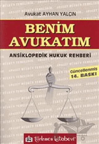 Benim Avukatım – Ayhan Yalçın – Türkmen Kitabevi kitap kapağı
