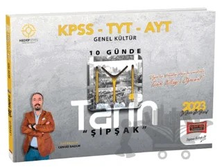 Yargı Yayınları 2023 KPSS TYT AYT Hedef Serisi Genel Kültür 10 Günde Şipşak Tarih – Cengiz Badur – Yargı Yayınevi kitap kapağı