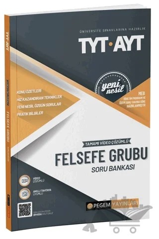 2022 TYT - AYT Felsefe Grubu Soru Bankası – Kolektif – Pegem Akademi Yayıncılık kitap kapağı