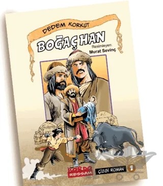 Boğaç Han Dedem Korkut Hikayeleri – Murat Sevinç – Bordo Ressam kitap kapağı