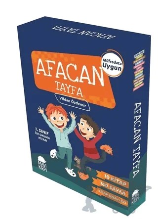 Afacan Tayfa 1. Sınıf İlk Okuma Seti (10 Kitap) – Vildan Özdemir – Mavi Kirpi Yayınları kitap kapağı