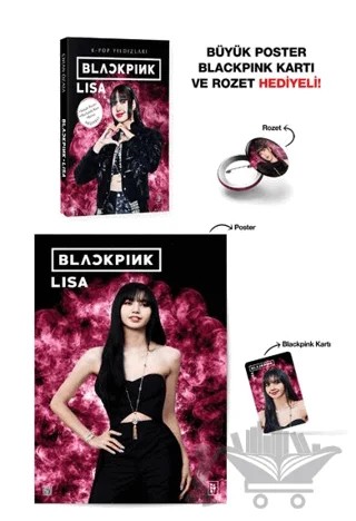 Blackpink Lisa - K-Pop Yıldızları – Cihan Özata – Parodi Yayınları kitap kapağı