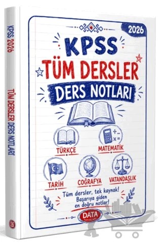 KPSS Tüm Dersler Ders Notları – Kolektif – Data Yayınları kitap kapağı