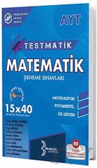 AYT Testmatik Matematik Deneme Sınavları – Kolektif – Bilinçsel Yayınları kitap kapağı