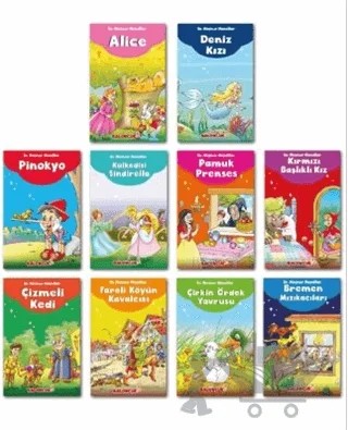 En Meşhur Masallar Seti (10 Kitap) – Kolektif – Baloncuk kitap kapağı