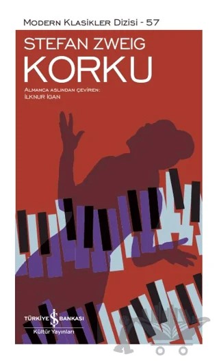 Korku – Stefan Zweıg – İş Bankası Kültür Yayınları kitap kapağı