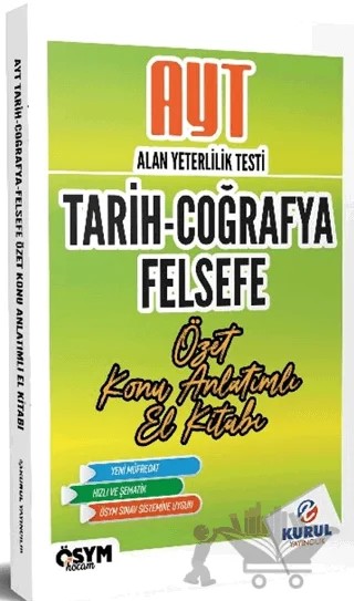 AYT Tarih Coğrafya Felsefe Özet Konu Anlatımlı El Kitabı – Kolektif – Kurul Yayıncılık kitap kapağı