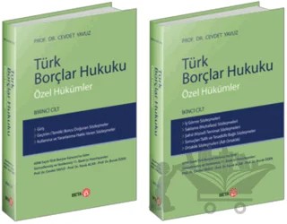 Türk Borçlar Hukuku Özel Hükümler – Cevdet Yavuz – Beta Yayınevi kitap kapağı