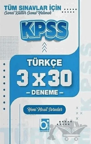 KPSS Türkçe 3x30 Deneme – Kollektif – Bigelio Yayıncılık kitap kapağı