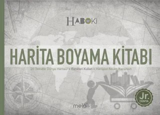 Harita Boyama Kitabı – Veli Kural – Mela Yayınları kitap kapağı