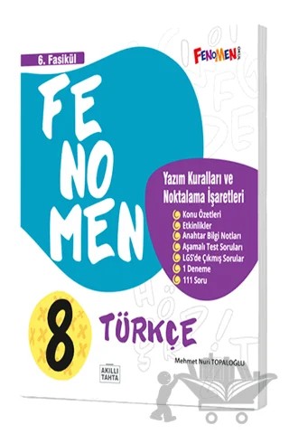 8. Sınıf Türkçe 6. Fasikül Fenomen Yayınları – Kolektif – Fenomen Yayınları kitap kapağı