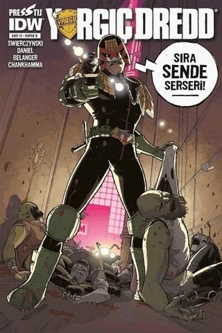 Yargıç Dredd Sayı 15 (Kapak B) – Duane Swierczynski – Presstij Kitap kitap kapağı