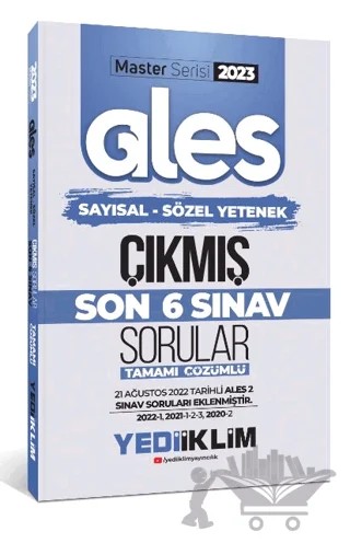 2023 Master Serisi Ales Sayısal - Sözel Yetenek Son 6 Sınav Tamamı Çözümlü Çıkmış Sorular – Kolektif – Yediiklim Yayınları kitap kapağı