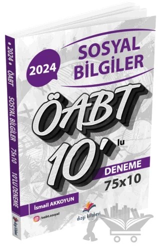 Sosyal Bilgiler ÖABT 10'lu Deneme – İsmail Akkoyun – Dizgi Kitap kitap kapağı
