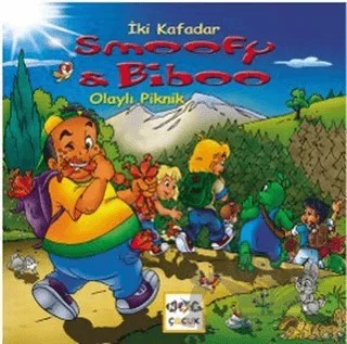 İki Kafadar Smoofy ve Biboo: Olaylı Piknik – Christian Carlin – Nar Çocuk kitap kapağı