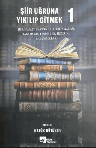 Şiir Uğruna Yıkılıp Gitmek 1 – Haluk Bütüner – Divit Kitabevi kitap kapağı