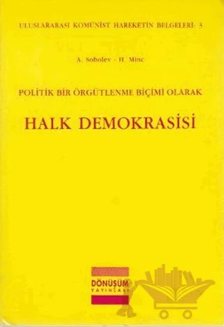 Politik Bir Örgütlenme Biçimi Olarak Halk Demokrasisi – A. Sobolev – Dönüşüm Yayınları kitap kapağı