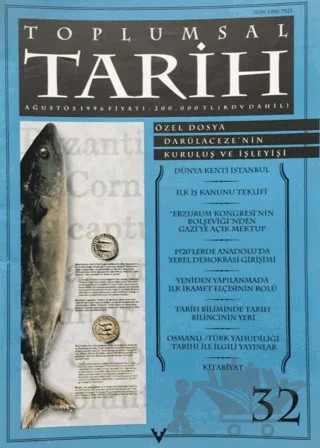 Toplumsal Tarih Dergisi Sayı: 32 – Tarih Vakfı Yurt Yayınları - Toplumsal Tarih Dergisi kitap kapağı
