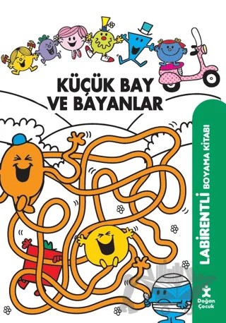 Küçük Bay ve Bayanlar Labirentli Boyama Kitabı – Kolektif – Doğan Çocuk kitap kapağı