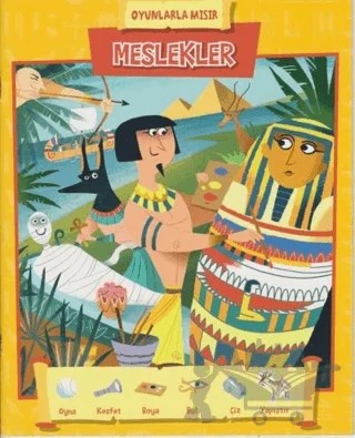 Meslekler - Oyunlarla Mısır – Kolektif – Yağmur Çocuk kitap kapağı
